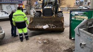 Dinar'da Şehir İçi Temizlik Çalışmaları 