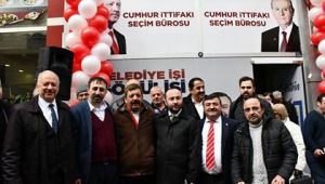 ARTVİN'DE CUMHUR İTTİFAKI SEÇİM BÜROSU TÖRENLE AÇILDI