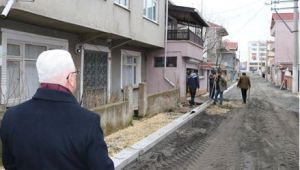 Başkan Yüksel Yol Çalışmasını Yerinde İnceledi