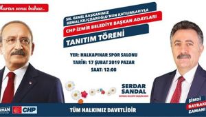 CHP BAYRAKLI ADAYI SANDAL'DAN BAYRAKLILILARA DAVET