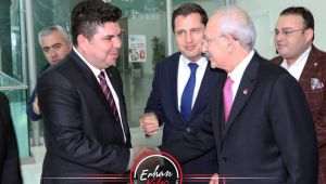 ERHAN KILIÇ CHP GENEL BAŞKANI KEMAL KILIÇDAROĞLU'YLA GÖRÜŞTÜ