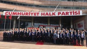 BAŞKAN ÖMER GÜNEL CHP'Lİ BELEDİYE BAŞKANLARI TOPLANTISINA KATILDI