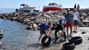 Dikili'de Deniz Temizliği Seferberliği