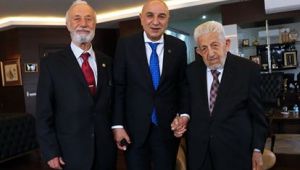 RECAİ KUTAN, BAŞKAN ALTINOK'U ZİYARET ETTİ