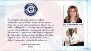 Egeli diş hekimi cerrahı Prof. Dr. Sezer'den bilime büyük katkı