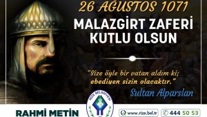 Başkan Metin'den 'Malazgirt Zaferi' Mesajı