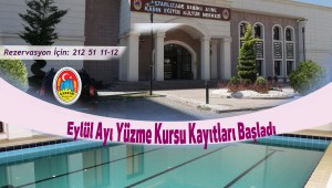 Eylül Ayı Yüzme Kursu Kayıtları Başladı