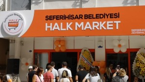 Seferihisar'da Halk Market Açıldı