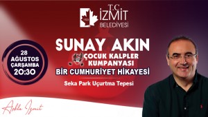 SUNAY AKIN İZMİTLİLERLE BULUŞACAK