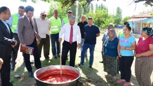 Valimiz Köy Yollarında İncelemelerde Bulundu