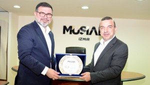 Vergi Dairesi Başkanı Rıfat Engin, MÜSİAD İzmir Şubesini ziyaret etti