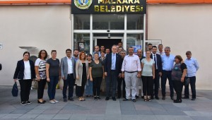 CHP GENEL BAŞKAN YARDIMCISI PARTİ SÖZCÜSÜ VE CHP TEKİRDAĞ MİLLETVEKİLİ FAİK ÖZTRAK'TAN MALKARA BELEDİYE BAŞKANI ULAŞ YURDAKUL'A ZİYARET