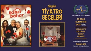 TİYATRO GECELERİ 'İKİNCİ BAHAR' İLE DEVAM EDİYOR