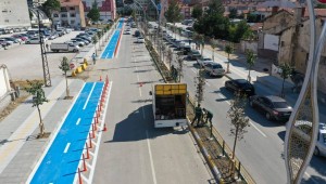 Belediyeden, Recep Tayyip Erdoğan Caddesi'ne bisiklet yolu