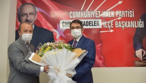 BAŞKAN ÇELİK'TEN İLÇE BAŞKANLARINA HAYIRLI OLSUN ZİYARETİ 