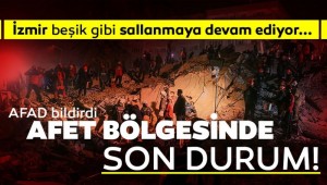 İzmir'de 6,6 büyüklüğünde deprem