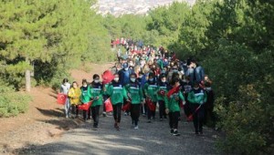 Odunpazarı'ndan Kent Ormanı'nda Cumhuriyet Yürüyüşü