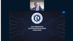 Uşak Üniversitesi Rektörü Prof. Dr. Ekrem Savaş İlk Dersini Gerçekleştirdi!