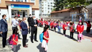 Valimiz Okulda Alınan Tedbirleri Denetledi