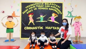 Yenimahalle kreşlerinde cimnastik heyecanı 