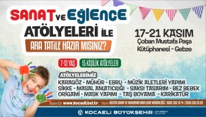 Büyükşehir'den ara tatildeçocuklara eğlenceli atölyeler