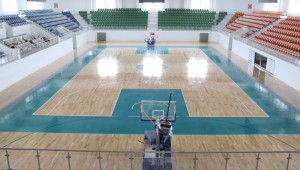 Darıca spor salonu özgün mimarisi ile parıldıyor