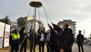 MALKARA'DA İLK DOĞALGAZ ATEŞİ YANDI