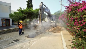 Bodrum'da Kanalizasyonun 55 Bin Metresi Tamamlandı