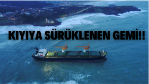 Kıyıya sürüklenen gemi ne durumda?