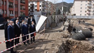 Bakan Soylu Kızılcahamam'da İncelemelerde Bulundu