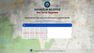 Karabağlar'da imar durumu hızlı ve kapsamlı sorgulanabiliyor