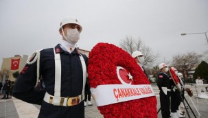 Şehitleri Anma Günü ve Çanakkale Deniz Zaferi'nin 106. yılı törenleri başladı