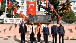 23 NİSAN ULUSAL EGEMENLİK VE ÇOCUK BAYRAMI DOLAYISIYLA ATATÜRK ANITINA ÇELENK SUNMA TÖRENİ GERÇEKLEŞTİRİLDİ