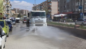 Cadde ve Sokaklar Dezenfekte Edildi