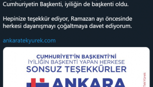 MANSUR YAVAŞ'IN "6 MİLYON TEK YÜREK KAMPANYASI"NA 24 SAATTE 1 MİLYON TL DESTEK