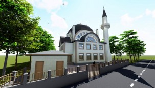 Ambarcı Camii inşaatı hızla yükseliyor