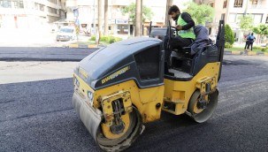 ANTAKYA HARBİYE CADDESİ ASFALTLANIYOR