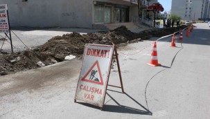 KARAAĞAÇ'TA YENİ MESKENLERİN ŞEBEKE İHTİYACI KARŞILANDI