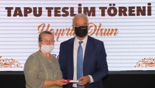 Saruhanlı'da Bin 500 Hak Sahibine Tapuları Törenle Teslim Edildi