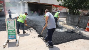 Yenişehir'de Ergin Sokak yeni görünümüne kavuştu