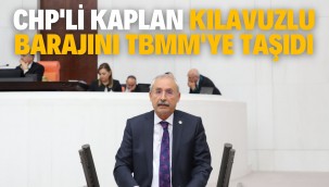 CHP'Lİ KAPLAN KILAVUZLU BARAJINI TBMM'YE TAŞIDI