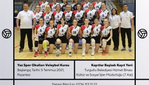 Turgutlu Belediyesi Voleybol Kursuyla Profesyonel Sporcular Yetiştiriyor