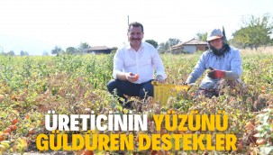 Üreticinin yüzünü güldüren destekler