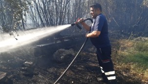 HBB İTFAİYE EKİPLERİNİN HIZLI MÜDAHALESİ İLE YANGIN KISA SÜREDE SÖNDÜRÜLDÜ