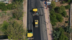 ÇİFTÇİLER CADDESİ'NDE YOL DÜZENLEME ÇALIŞMALARI DEVAM EDİYOR