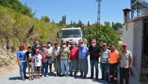 DOĞA HARİKASI ÇAMLIYAYLA'NIN YOLLARI BÜYÜKŞEHİR'LE GÜZELLEŞİYOR