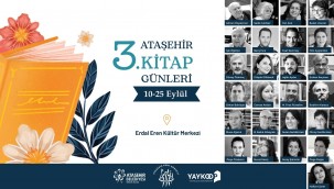 ATAŞEHİR 3. KİTAP GÜNLERİ BAŞLIYOR