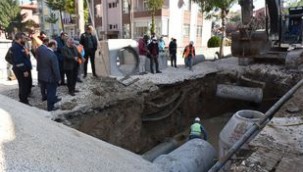 Gülabibey'de altyapı çalışmaları tüm hızıyla devam ediyor