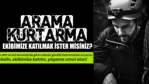 Arama-Kurtarma Ekibi Başvuruları Devam Ediyor