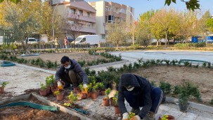 Bergama'da parklar baştan aşağı yenileniyor